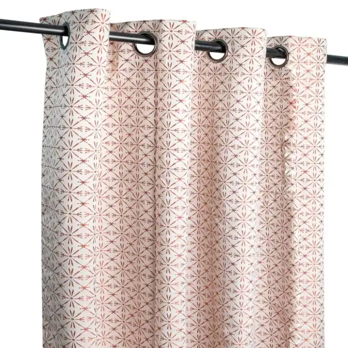 Versand Am Gleichen Tag Jacquard-Vorhang Lausanne in Ecru-Farbe