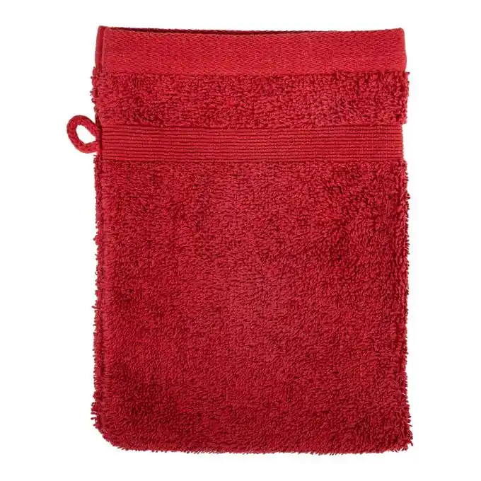 OEKO-TEX zertifizierte Waschlappen in Bordeauxrot, 15×21 cm Finale Aktion