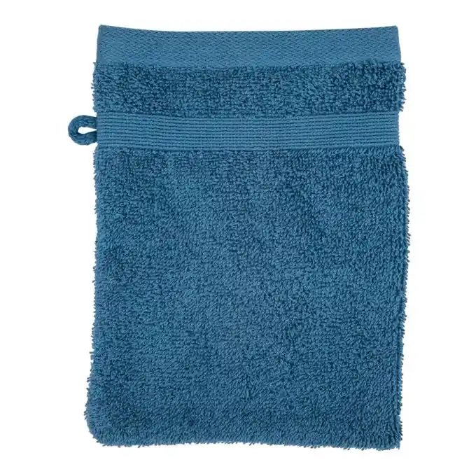 OEKO-TEX zertifizierte Waschlappen in blauem Pfauenblau Rabatt