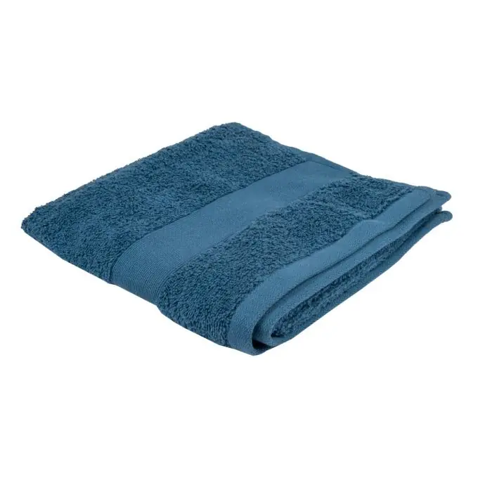 Gleich Bestellen Handtuch in Pfauenblau, 100% Baumwolle zertifiziert – OEKO-TEX, Größe 50 x 100 cm