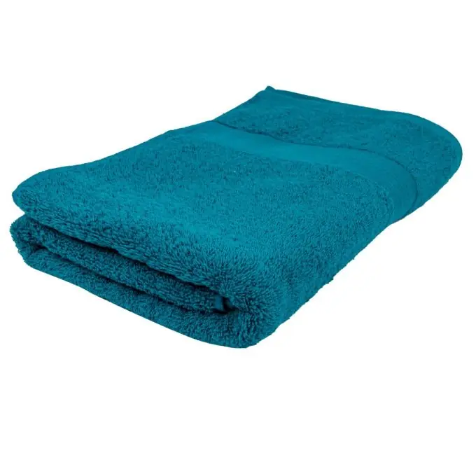 Geld-Zurück-Garantie Duschhandtuch in Türkisblau – 100% Baumwolle, OEKO-TEX zertifiziert