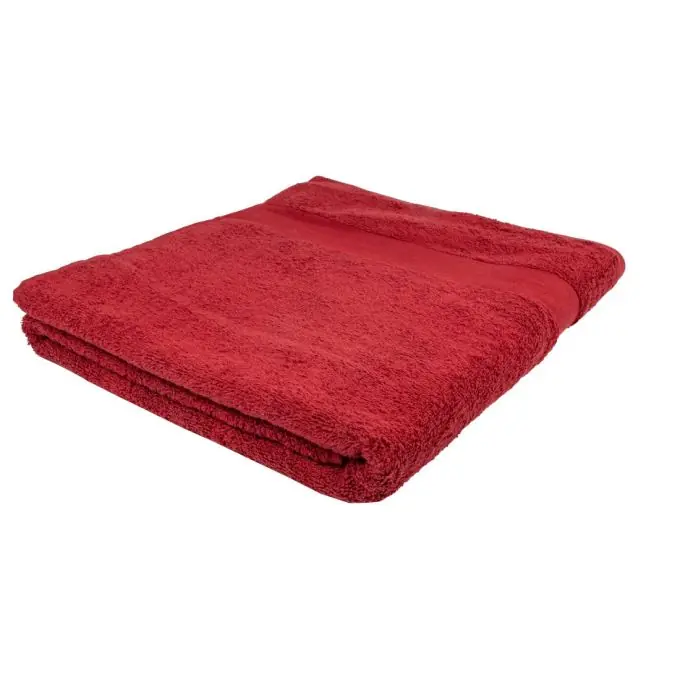 Handtuch Bordeaux: 100x150cm, OEKO-TEX zertifiziert, in rot Großhandel