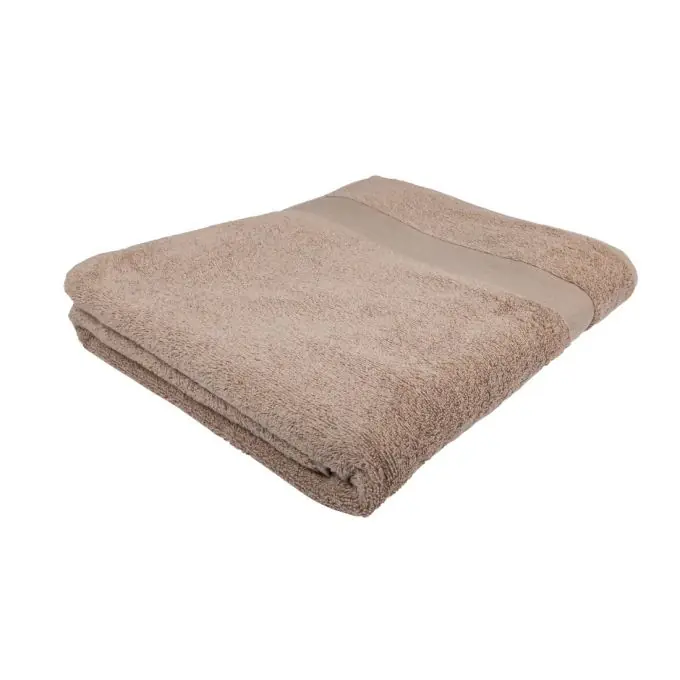 Hochwertig 100% Baumwoll-Handtuch in Taupe mit OEKO-TEX-Zertifikat