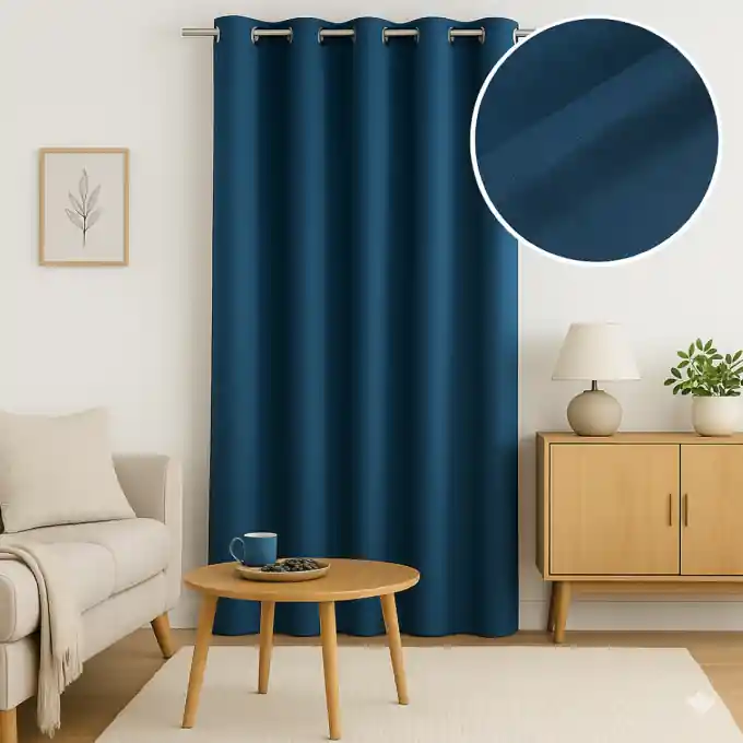 Sale MT Verdunklungsvorhang in Dunkelblau, 140x260cm