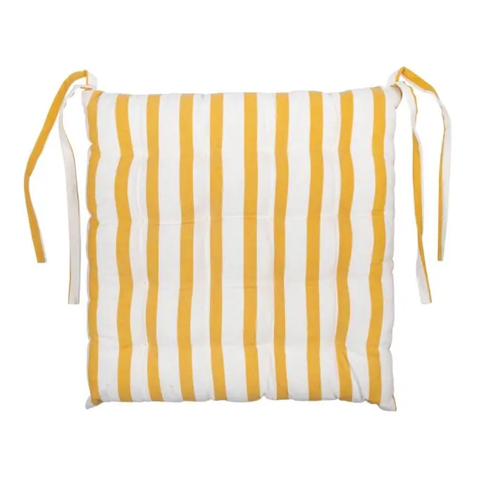Sitzkissen Streifen Gelb 40x40cm Jetzt Kaufen