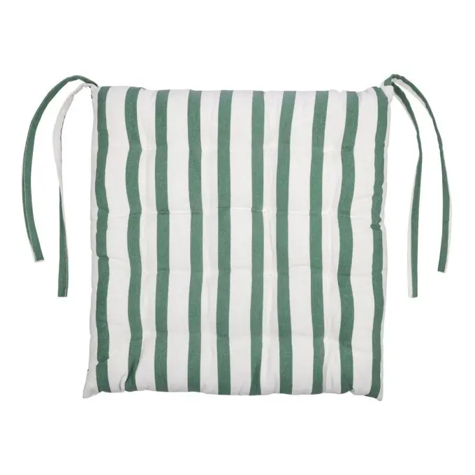 Sitzkissen Streifen Khaki 40x40cm Beliebt