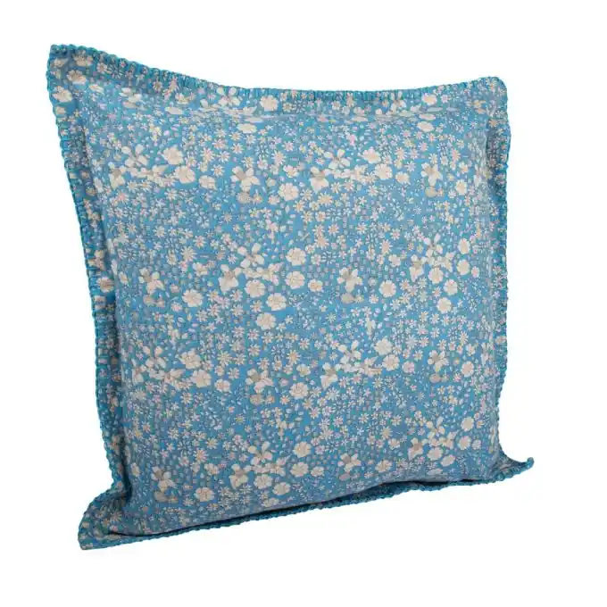 Kissenbezug Blumen bunt 40x40cm Handgefertigt