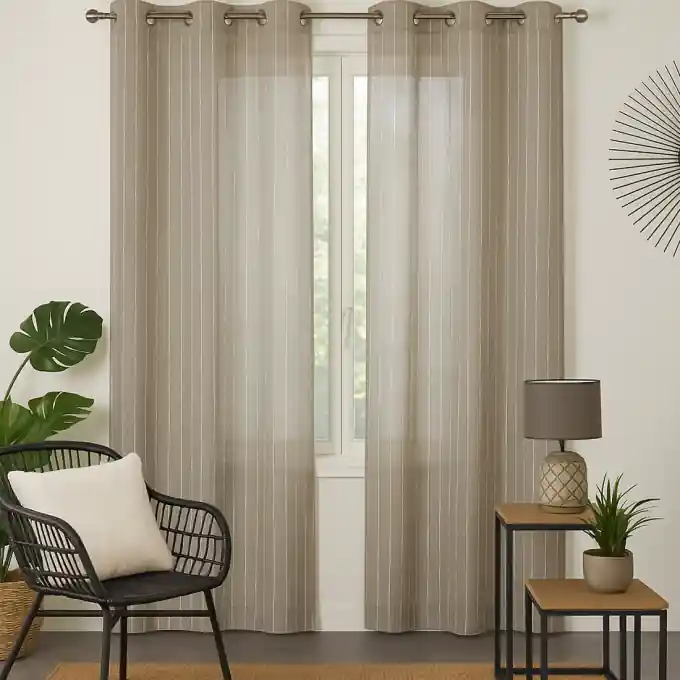 Natürlicher Baumwollvorhang – 140x260cm – Fensterdeko Direkt Vom Hersteller