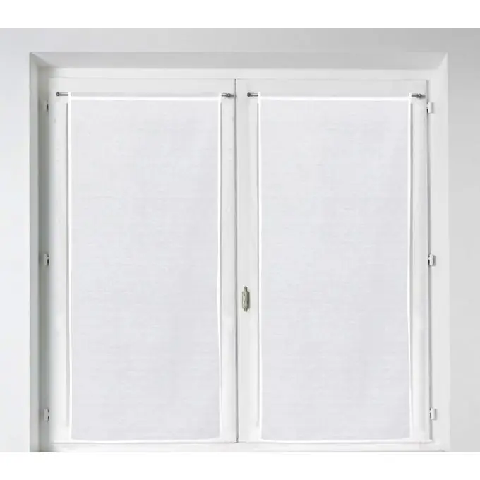 Polyesterglas-Fenstervorhang zur Sichtblockierung, 60x120cm. Kostenfreie Lieferung