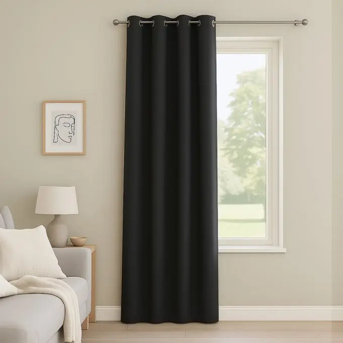 Zertifiziert Thermovorhang Poppy grau