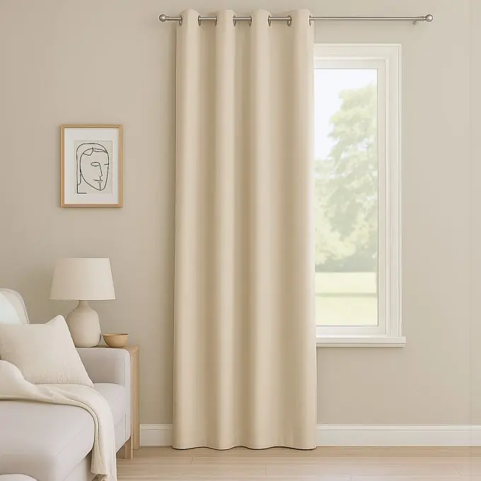 Echt Thermovorhang Poppy natur