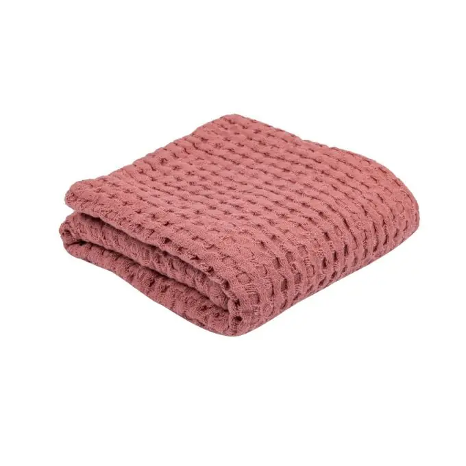Abverkauf Duschtuch Waffelpiqué Terrakotta 70x140cm