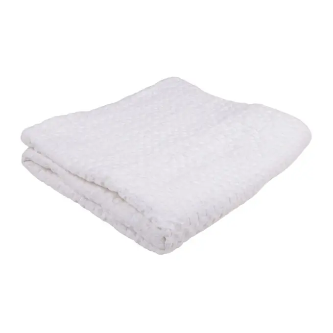 Duschtuch Waffelpiqué Weiß 70x140cm Kostenfreie Lieferung