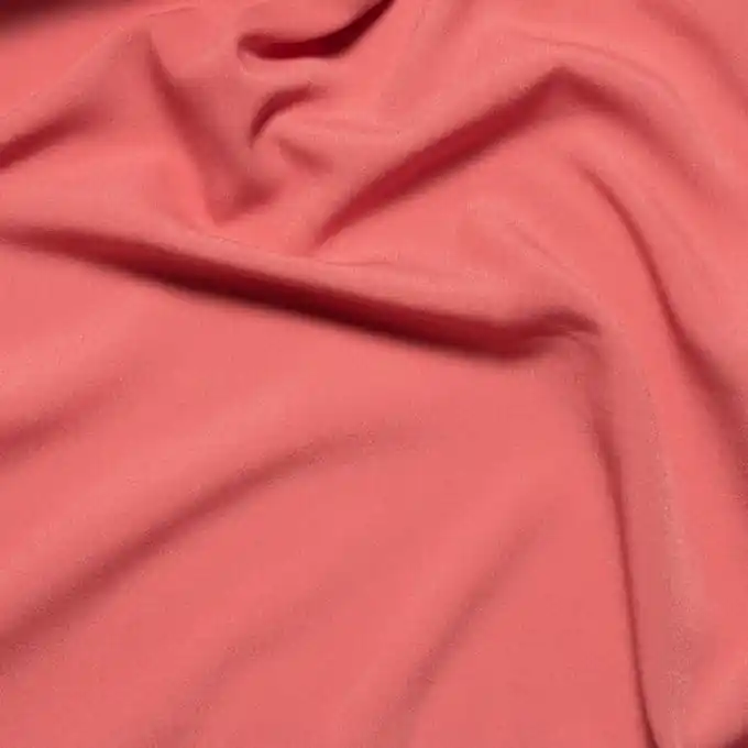 Krepp Polyester einfarbig rosa Neu Im Sortiment