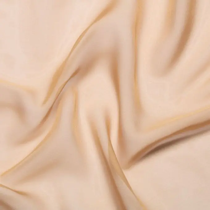 Chiffon Polyester einfarbig nude Schnäppchen