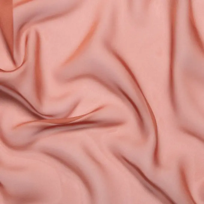 Meistverkauft Chiffon Polyester einfarbig altrosa