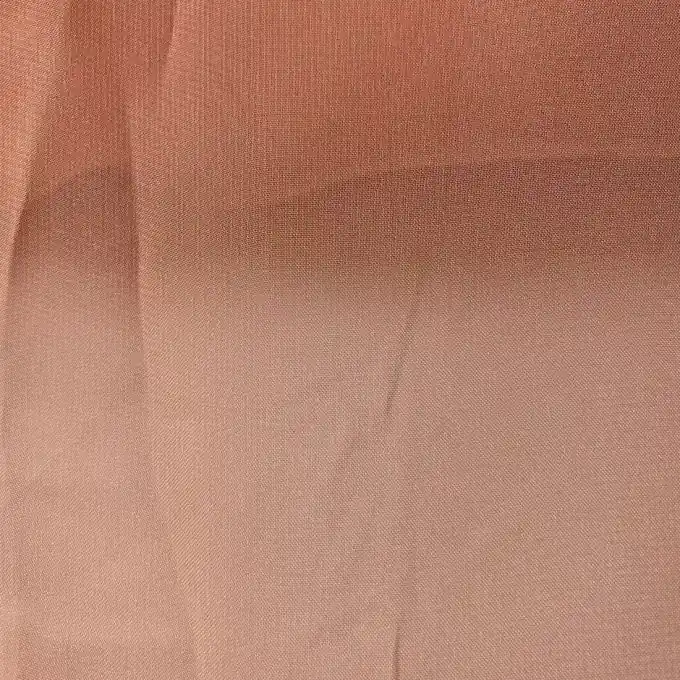 Kracherpreis Chiffon Polyester einfarbig koralle