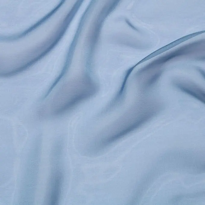 Angebot Chiffon Polyester einfarbig blau