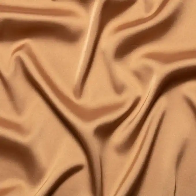 Satin Polyester Stretch kamel Jetzt Zugreifen