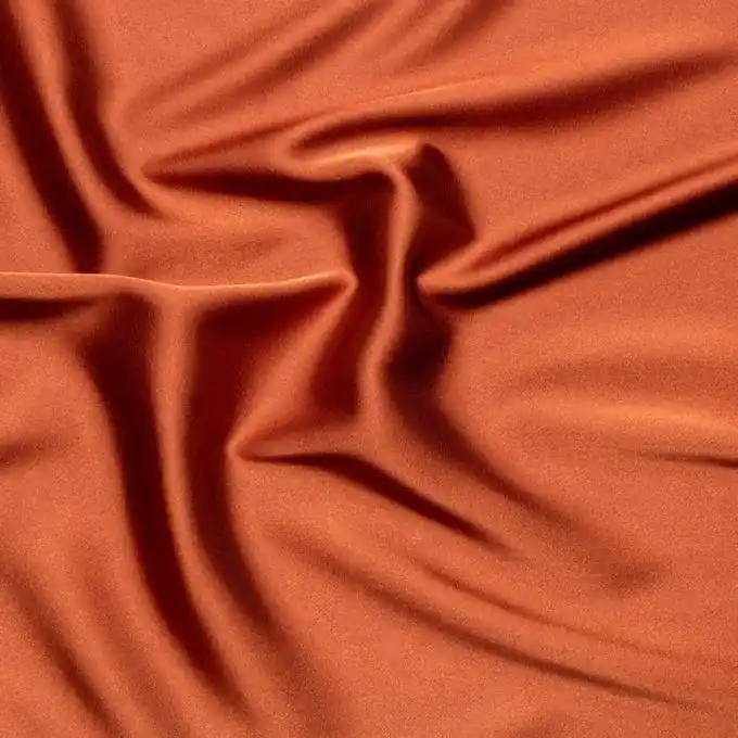 Satin Polyester Stretch terrakotta Sale