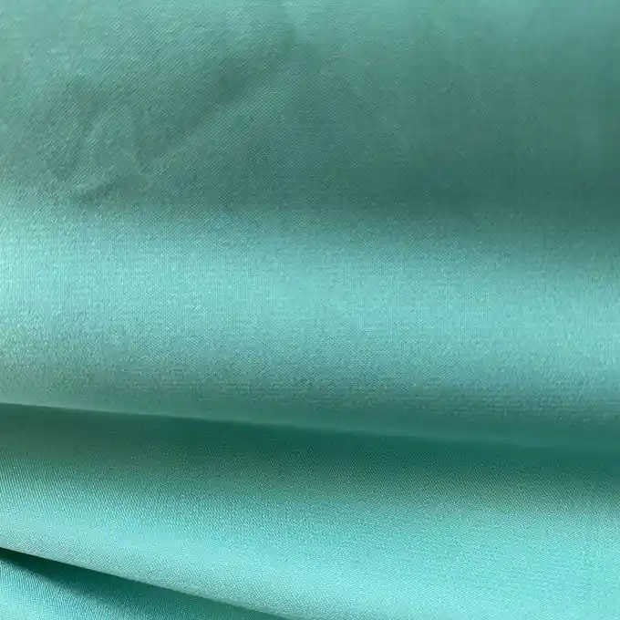 Kostenloser Versand Satinstoff Polyester Stretch Jade