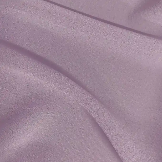 Krepp Georgette leicht einfarbig flieder Made in Italy Meistverkauft