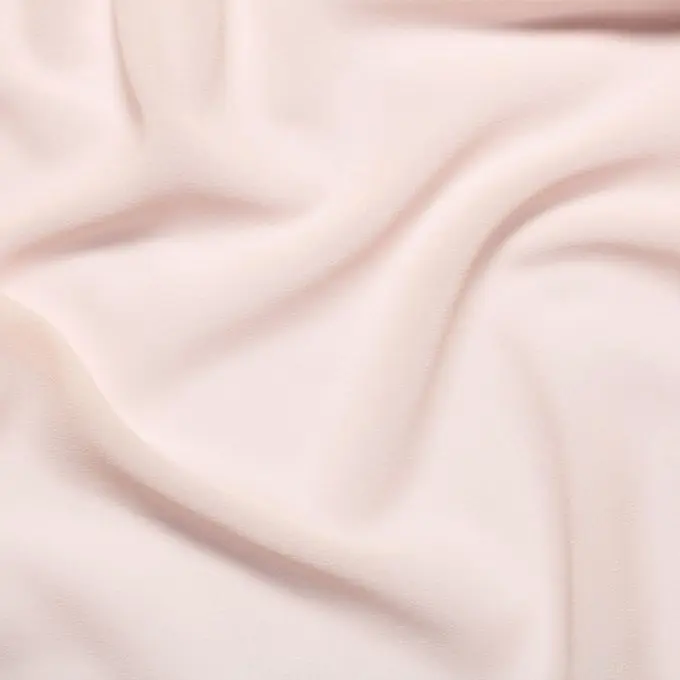 Top-Qualität Krepp Georgette leicht einfarbig blassrosa