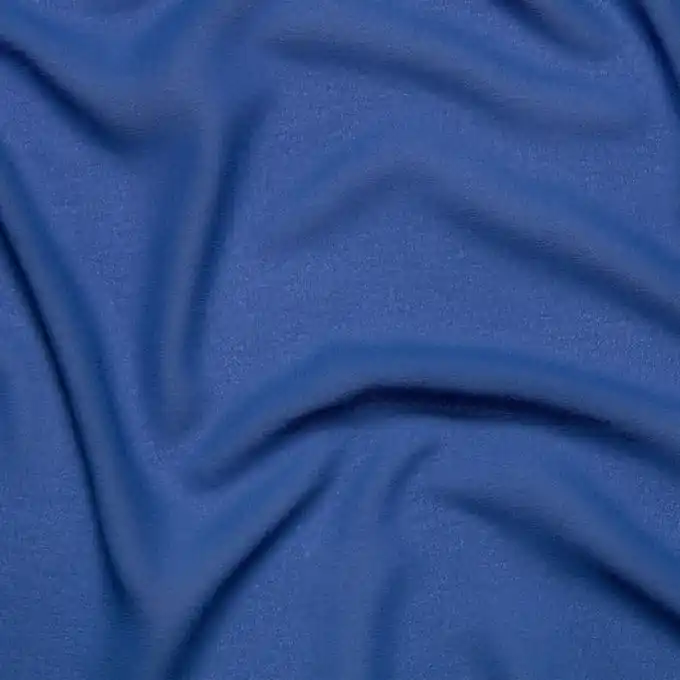 Neuheit Krepp Georgette leicht einfarbig königsblau