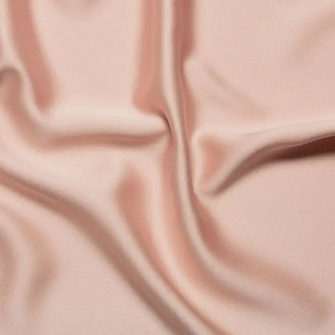 Neue Ware Satin Polyester Stretch Blassrosa