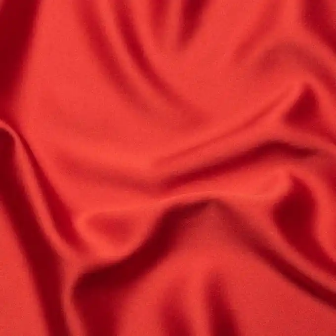 Preis Gesenkt Satin Polyester Stretch rot