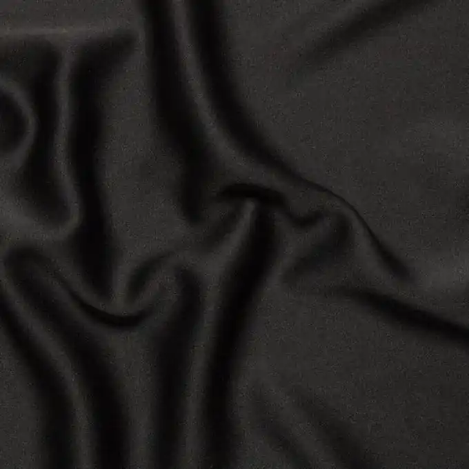Gratis Versand Satin Polyester Stretch schwarz