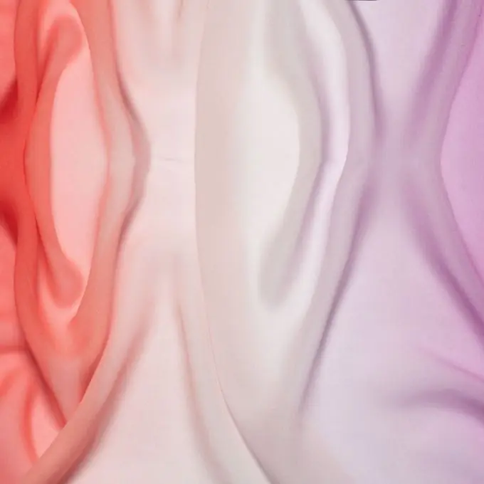 Abverkauf Satin Farbverlauf pink rot