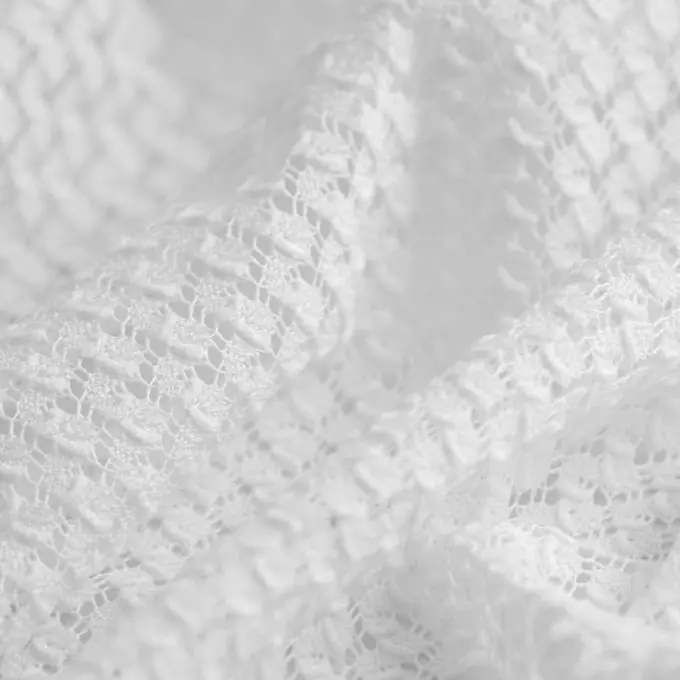 Top-Seller Spitzenstoff Wirbel weiß