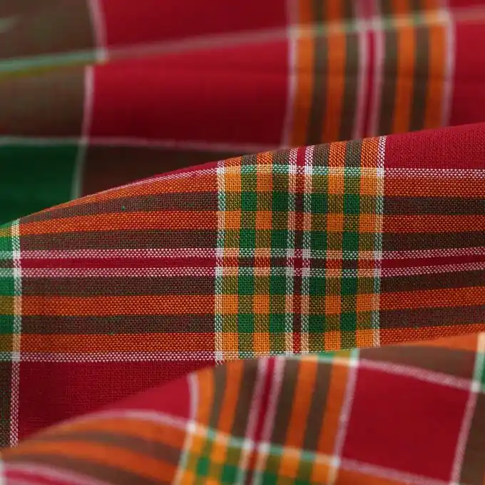 Stoff Madras bunt Super-Preis