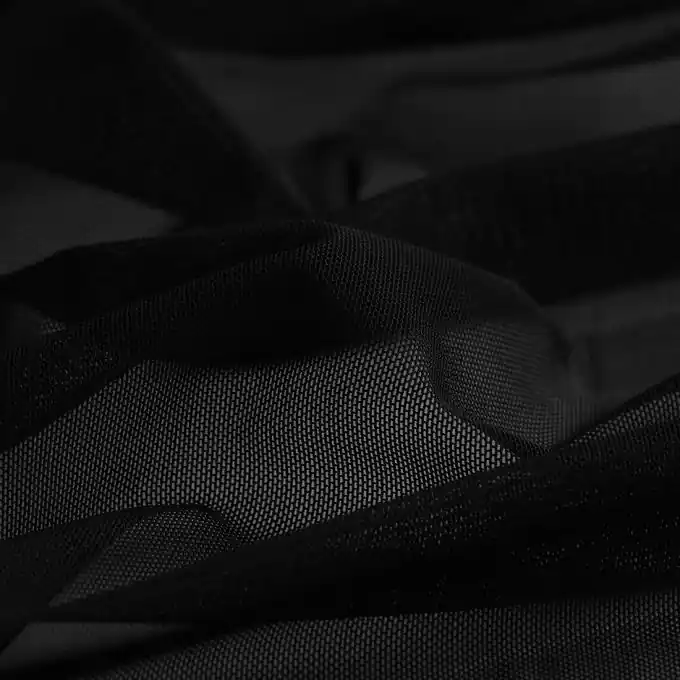 Knallerangebot Stoff Powermesh schwarz