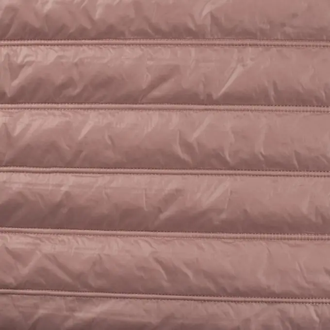 Markenware Steppstoff Linien doppelseitig Altrosa