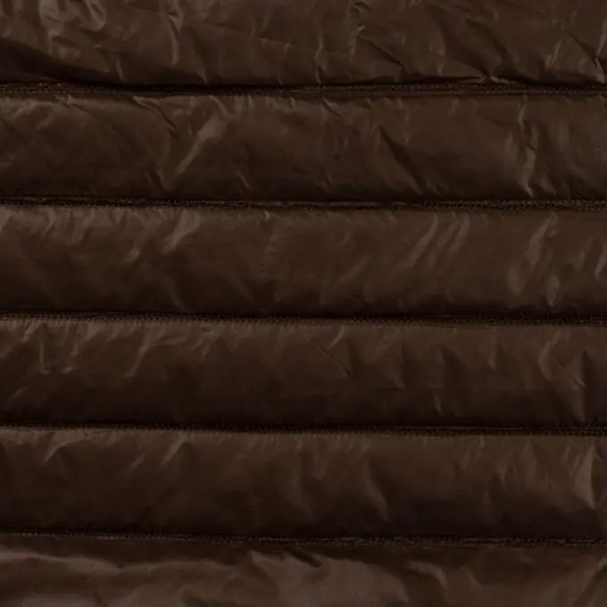 Sale Steppstoff Linien doppelseitig Dunkelbraun