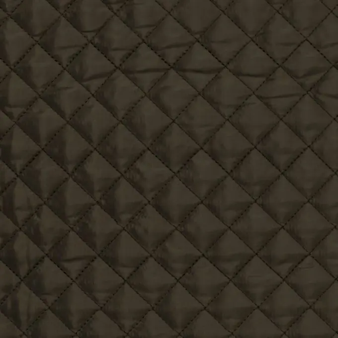 Steppstoff Rauten Khaki Exklusiv