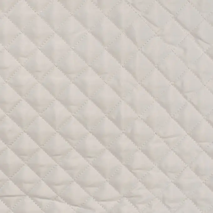 Saisonangebot Steppstoff Rauten doppelseitig Ecru