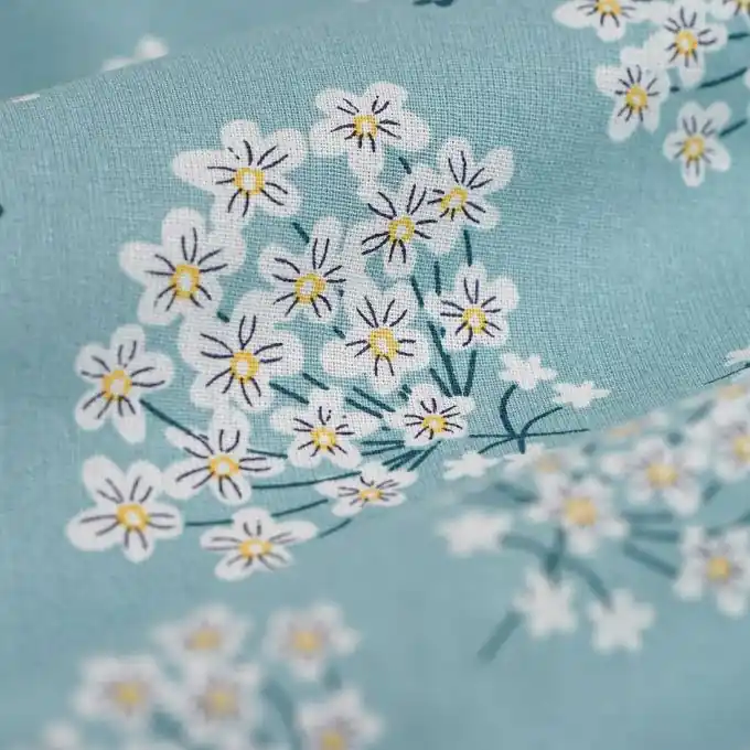 Cretonne Paulette Blau Neue Kollektion