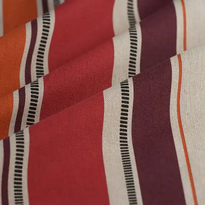 Mega-Angebot Dekostoff Linen Look Funny Carbernet