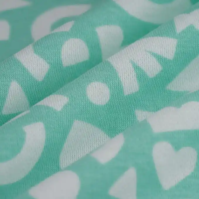 Zertifiziert French Terry Formen Blau