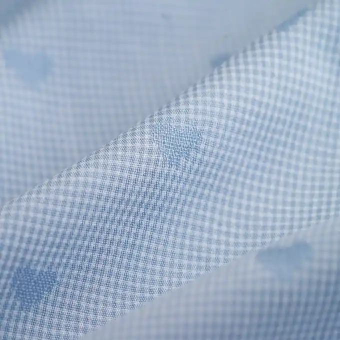 Seersucker Karos Herzen blau weiß Expressversand