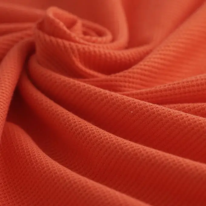Waffelpiqué Rot Weltweiter Versand