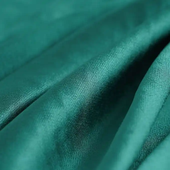 Satinstoff Viskose schwer Grün Expressversand