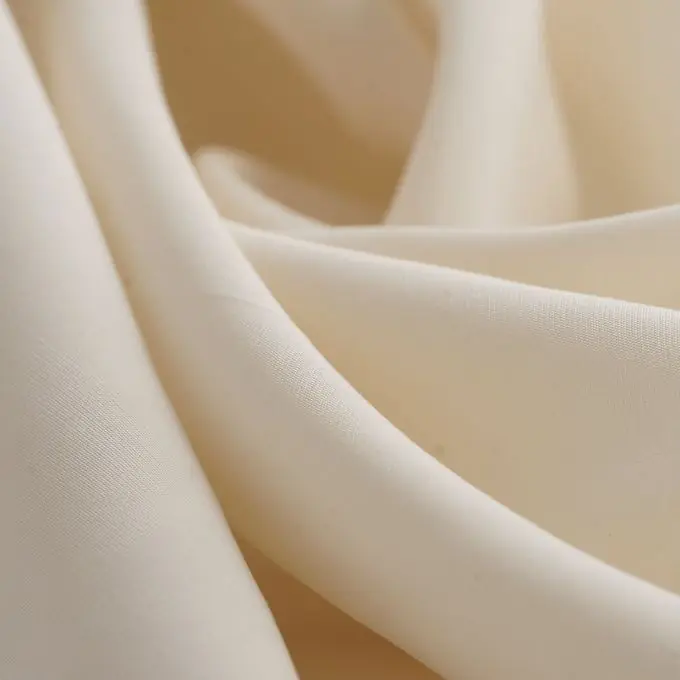 Viskosestoff ecru Super-Preis