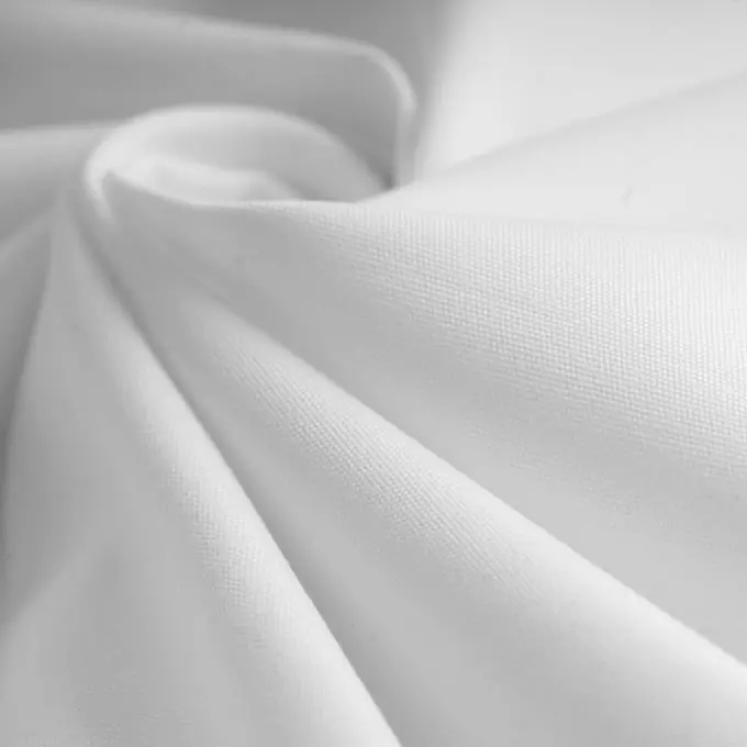 Schneller Versand Canvas-Stoff aus Baumwolle uni ecru