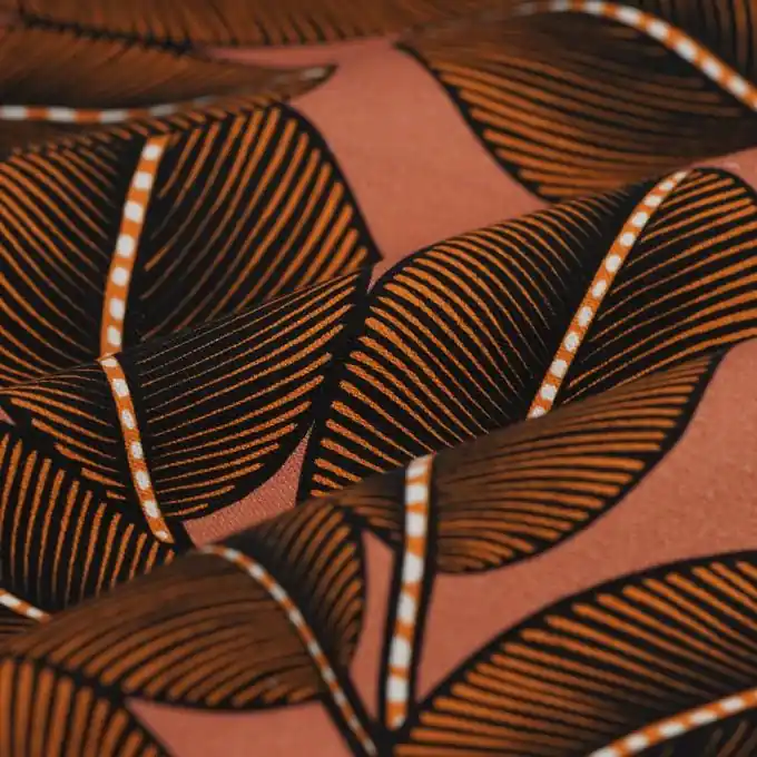 Highlight Dekostoff Floral Rosa