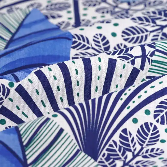 Dekostoff Siwa Blau Rabatt