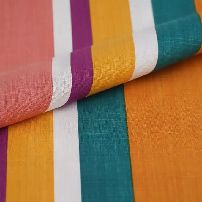 Markenware Beschichterer Baumwollstoff Bahine gelb